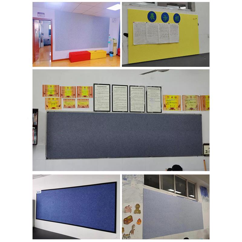 毡毛板挂幼儿园毛毡墙贴留言板照片墙木式家用无品牌/展示板软板