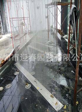 线水帘瀑布不锈钢院花园假山鱼庭池水59820景流性水墙水室幕墙出