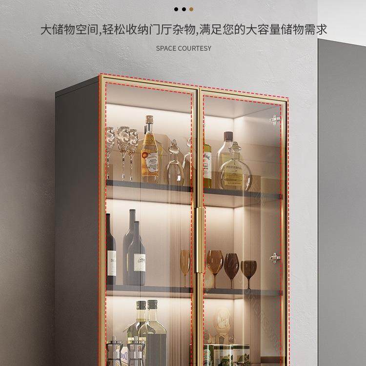 视新款205物酒柜餐边柜轻奢客厅电旁靠墙2钢化玻璃高OBV柜厨房置,电子元器件市场,其它元器件,淘宝优惠券,粉丝福利购,淘宝优惠卷