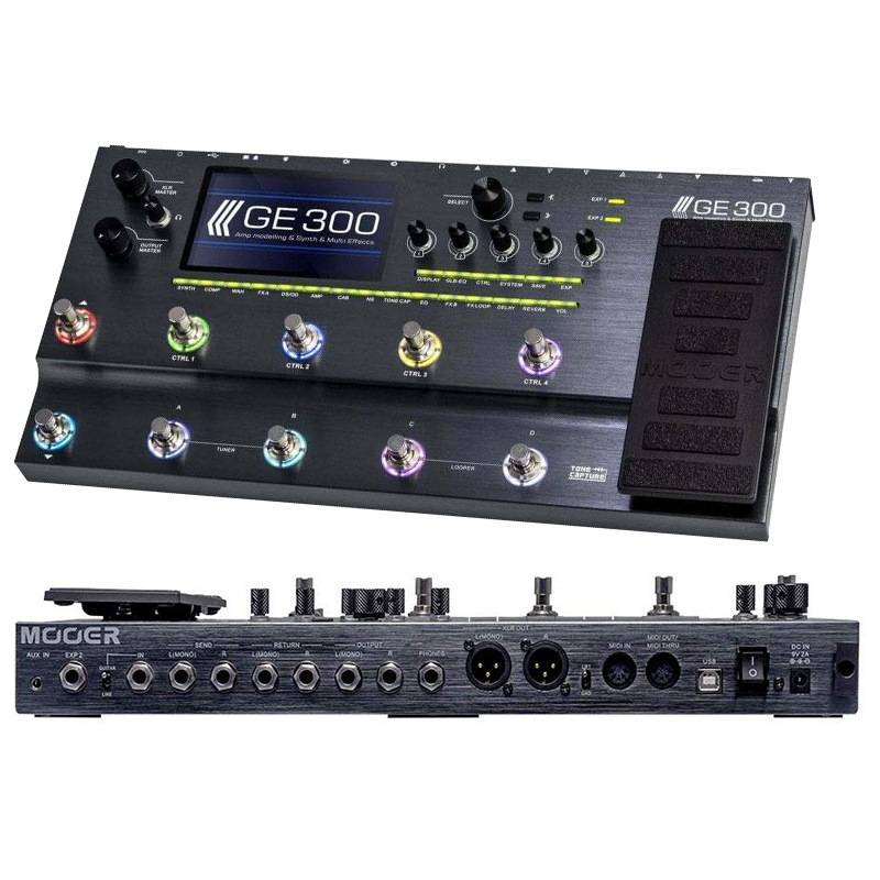 魔耳GE300LITE电吉他专业综合效果器GE250带音箱模拟采样150