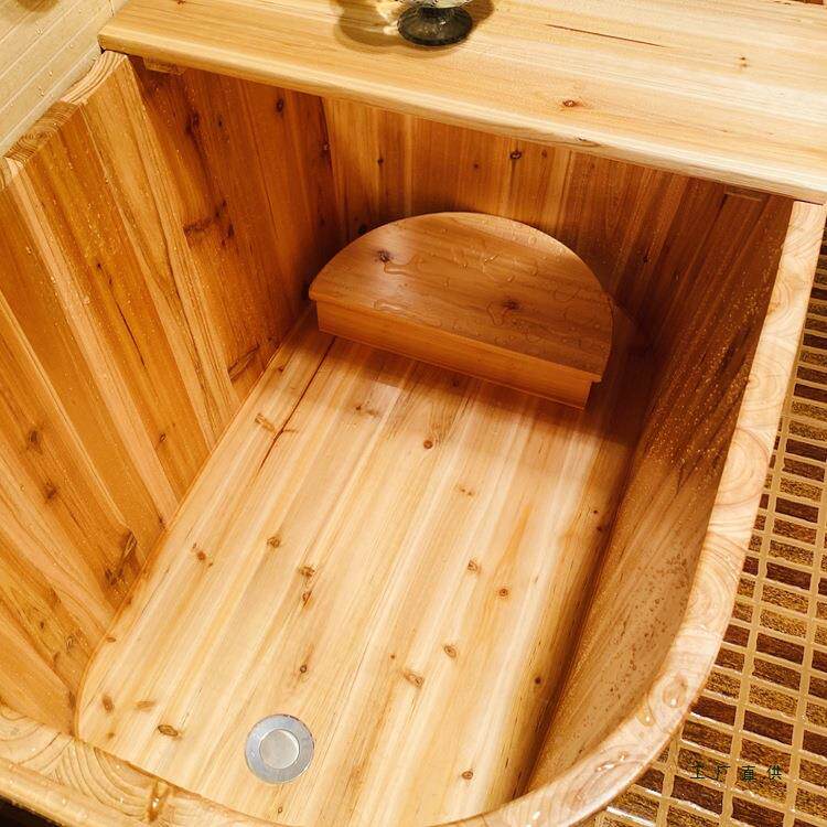 日式用成实木洗澡木桶浴家泡澡木桶桶全身泡澡木人F5M76675盆儿童