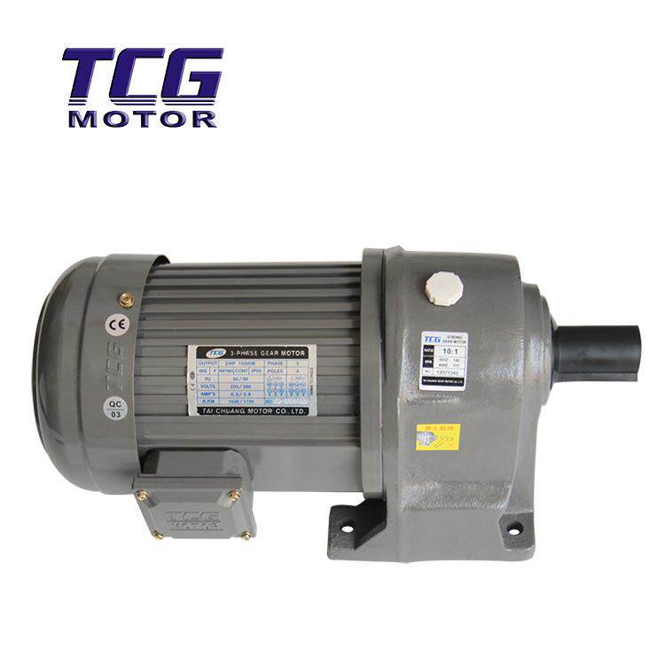 TCG减MKF速电机三相轮四齿极齿轮减速马达40W0噪音小台创电动机