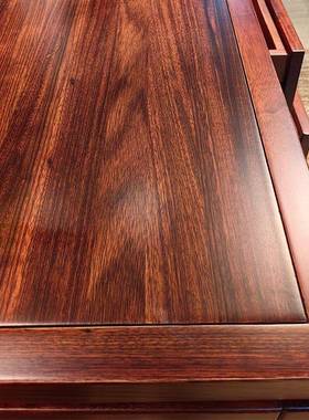 实木乌式金现代简约茶木几客厅家用57481茶桌新中黑檀木实形木长