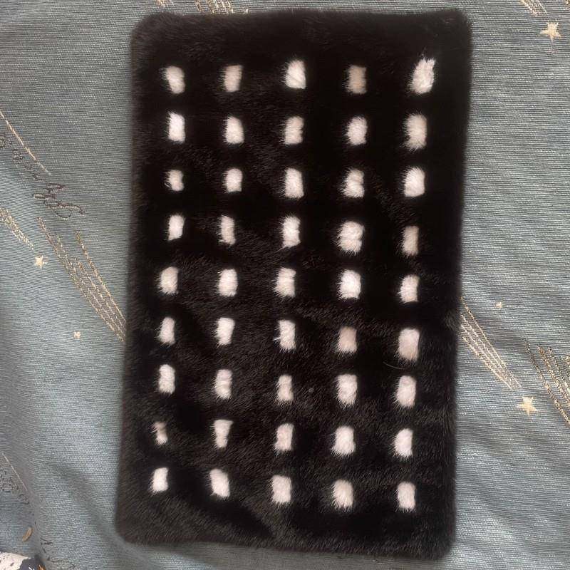 自然狐狸毛挂毯白狐毯十狐字色褥子赤狐汽车腰444枕搭坐垫抱枕原