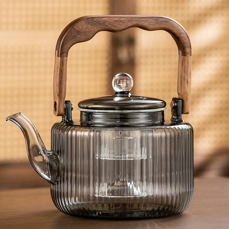 围炉煮茶壶玻璃壶泡茶壶家用冷烧水壶明火电陶炉煮茶器花茶壶
