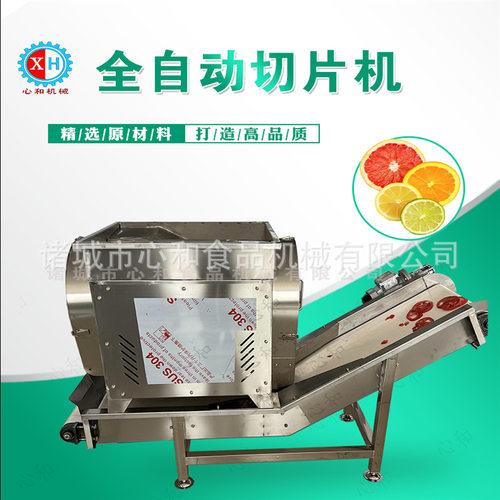 新型莲藕切片机设备 商用切土豆片 全自动洋芋切圆片机 自动出料