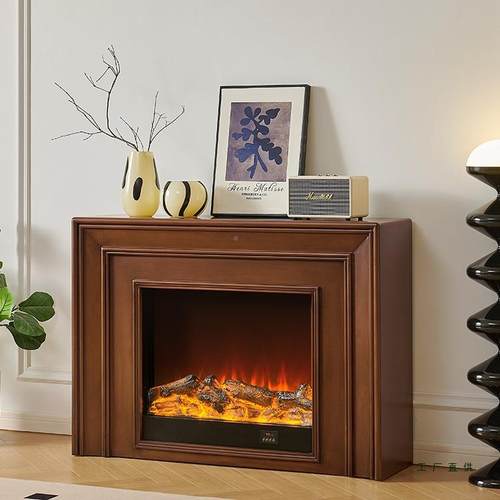 法式成芯品壁炉装饰柜1.2古米美式复仿真火电子取壁炉JYB1.5米暖