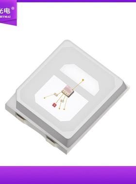 285RGB七灯彩快闪LED珠2835灯贴片红绿蓝内置ICKXH七彩渐变3色爆