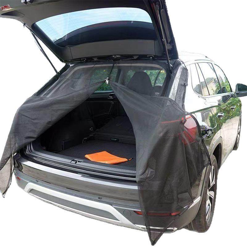 汽车防蚊虫帘阳帘纱窗BGN磁吸性磁自驾游窗装备后备厢通风防虫网