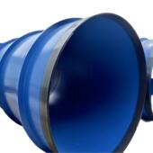 内外塑涂钢管TSH承加插式 复合钢管旋加强筋固涂塑防腐螺钢管给水