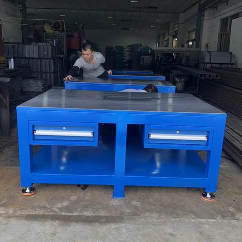 重型模具工作台飞模工作台工钢板洗磨装配作台FNE钳工工桌送钳货