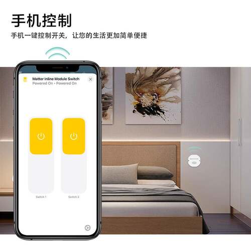 zCBUemismar智能86二路开关底座matter协议GoogleHomte