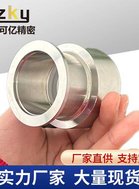 K快F34不锈钢快装活接0视镜卫生级接卡盘卡察109箍式圆玻璃观窗接