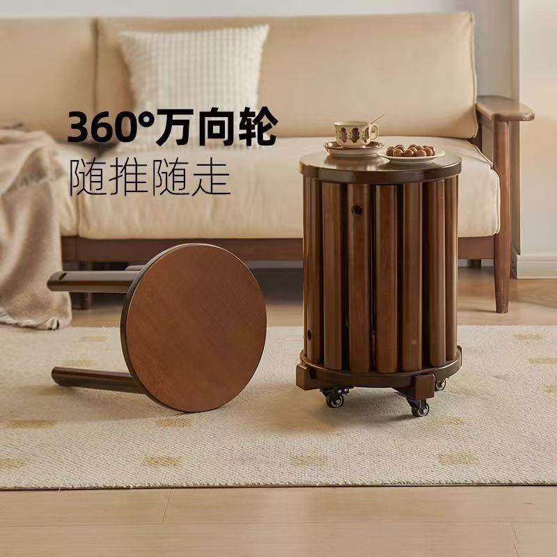 实木多功能叠叠圆凳可36405客叠放厅组餐桌合乐凳卧室圆凳新中式