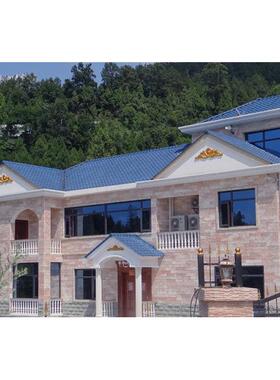 AS树脂QGQ瓦厂顶家销屋加厚别墅仿古一体瓦屋面防A水琉璃直瓦小青