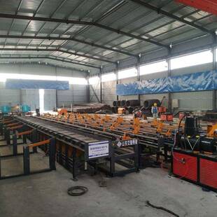 数控锯切丝套打磨生产线自动钢笼套丝连接全自动锯切91054机筋厂