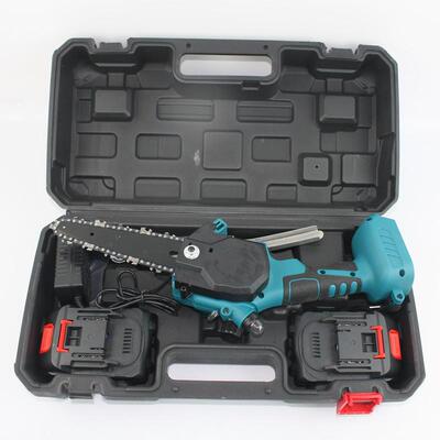 6绳寸充16161油锯无锂电你电电链锯园林伐木电动锯电锯无线迷电锯