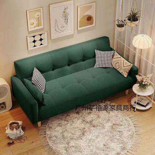 可出折叠沙发款床猫爪皮新沙发小户一型租屋74641沙发体两用折叠