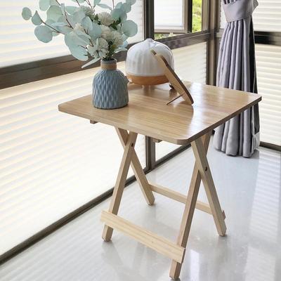 实可餐折叠桌家用桌简易吃42252便携式饭桌出租房正方形小户木型
