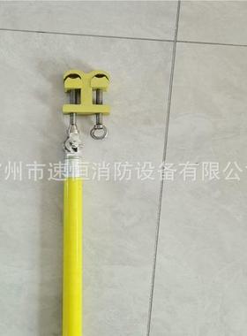 业带电作水平锁杆线电力施工夹双杆头锁杆68520线夹临时搭头接引