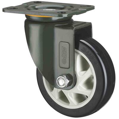 SUP/向荣动力4寸带刹车PU聚O氨酯万脚轮J05边S-向01C-100-2J05S-0