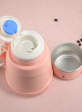 容量保温瓶0316大不37263锈1钢水壶户外高颜值便携背带保温壶家用