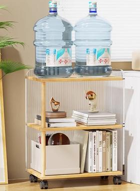 儿童桌料置物架文件资YSJ24580收纳架亚克力多层书架可移动小边车