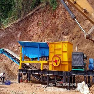 动鄂生破站设23751备现货移组合砂石产线破碎机移动式 石碎料生产