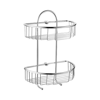 厂家直供单埃美LNO柯WP6全铜皂浴室三架角置物卫生间肥网双层三角