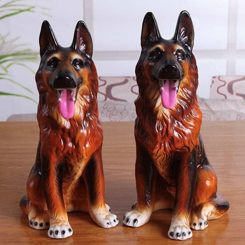 陶瓷大小号狗摆件生肖守财犬狗动家F8756777居庭院饰物玄关落装地