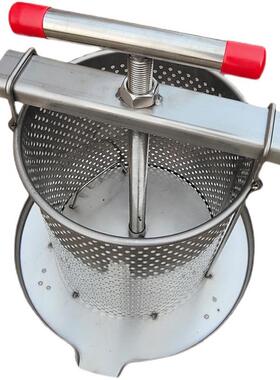 不锈钢压蜜机小土F76768J6型家榨机蜂蜜挤用压器中蜂取蜜打糖工具