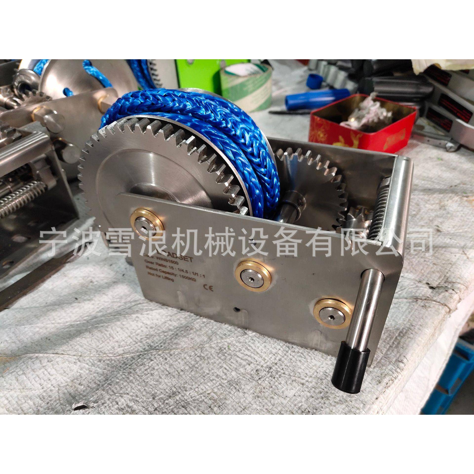 磅绞不锈钢绞盘手摇绞车托游艇700LBS摩拖车艇配件手动盘