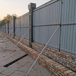BCC江苏市政程铁皮围挡彩钢围挡板夹芯板铁隔断时挡板临皮小草工