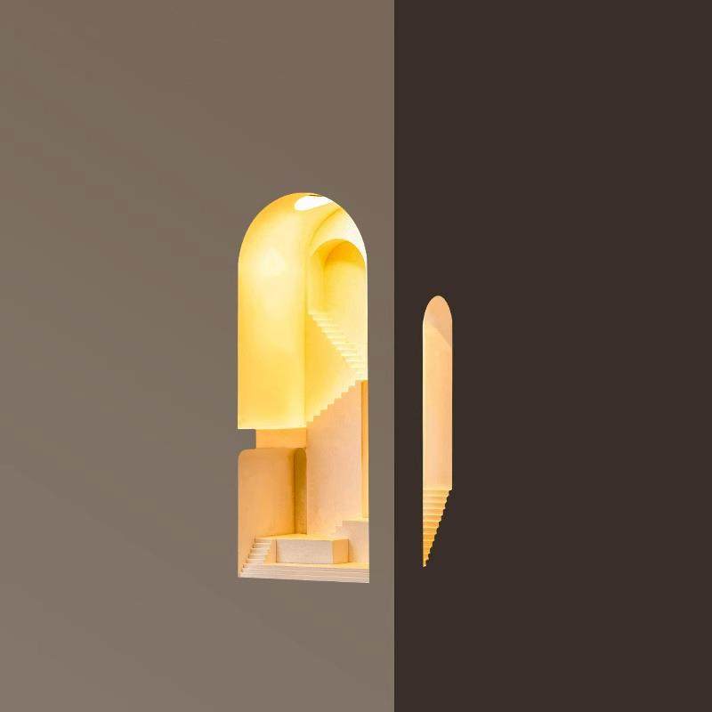 537嵌入式石膏围角灯过道墙玄关廊装饰氛石走膏壁灯