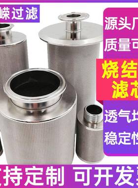 304烧孔结网滤芯冲板烧网滤芯多水处理滤芯晶硅提QHS纯滤结芯