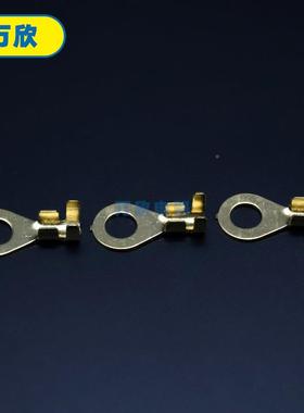 4铜31-6A/B/C/D地环连接器冷压O端型无品牌/接线片鼻汽车铜线耳接