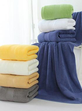 66005无品牌/克7×14cm加加厚成浴巾纯棉吸水全棉宾馆酒店抹大胸