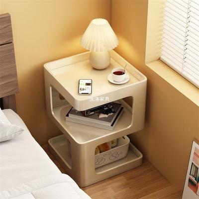 床头柜小型创用意艺床柜替代品现代简约轻奢家卧室ETI床头铁置头
