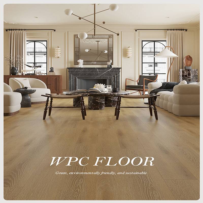 wpc地板8mm木塑防水奶油风家用翻新改造 spc石塑锁扣地板地暖防水