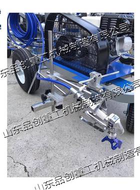 手推式停设20669车场道路划线备公路标线划地面标线车道路冷喷线