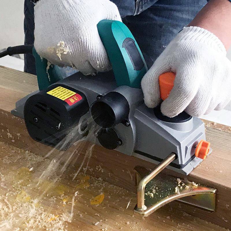 普力捷手提刨工电刨木工刨家用多功电子电刨机木工REK工具电动能