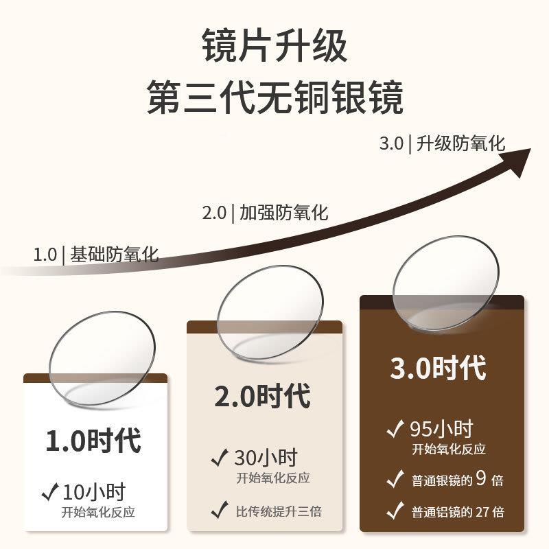 半圆镜浴室智能异梳妆台卧室挂化妆镜子形卫生间led带灯无品牌/镜