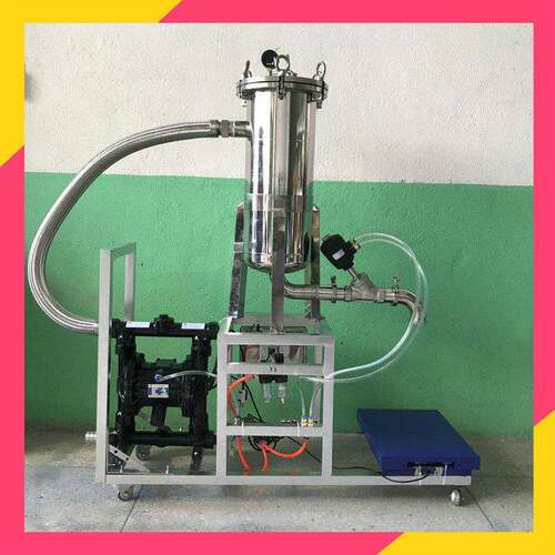 过出滤网袋搅式胶水过滤器NCF胶水拌机口用处使过滤后可直接罐装