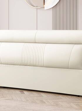 床头软靠包SMO背板205新款落头地全实木轻奢双人床靠2背单买