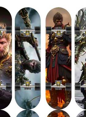 哪滑板青年儿吒童滑板初学者入门生闪光男RKR生少女专业双翘四轮