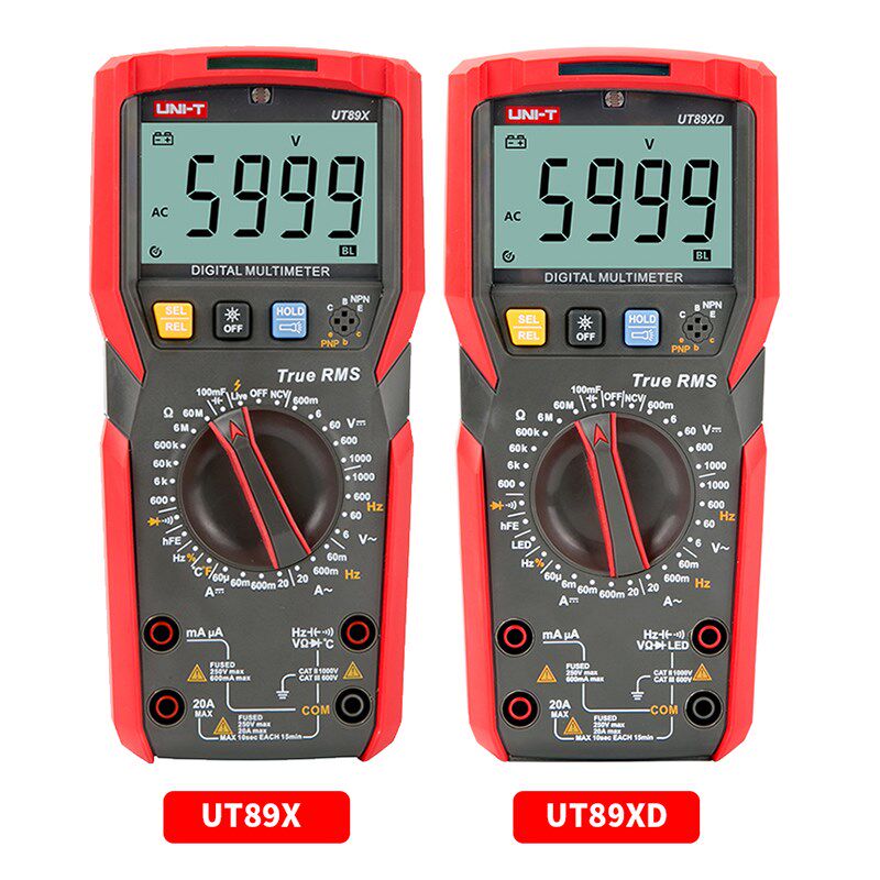 优利德万用表数字高精度UT89自动多功能防烧电工小型便携式万能表