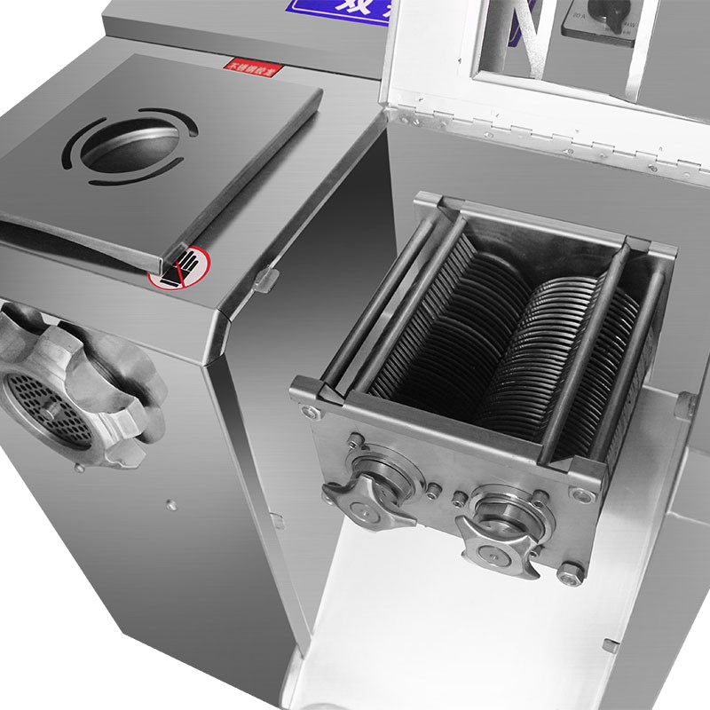 红鹰绞肉机商用全钢立式不锈钢多功能切片切丝机电动碎肉灌肠机