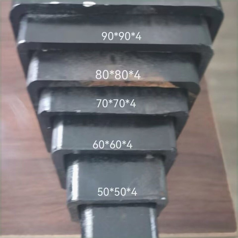 无缝方管切割碳钢锰钢伸缩吊臂套管专用激光加工加厚方形钢管齐全