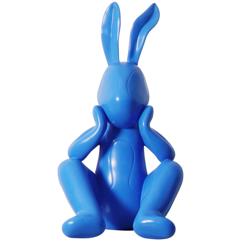 卡通雕塑公仔白色兔子坐姿落地工艺品儿童房样板间装饰电视柜摆件,家居饰品,装饰摆件,淘宝优惠券,粉丝福利购,淘宝优惠卷