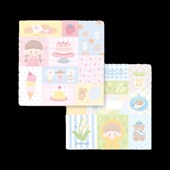 卓大王大便签 拼贴拼格手帐可撕本子学生 美味甜品悠闲午后